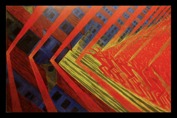 Luigi Russolo, La Rivolta, 1911