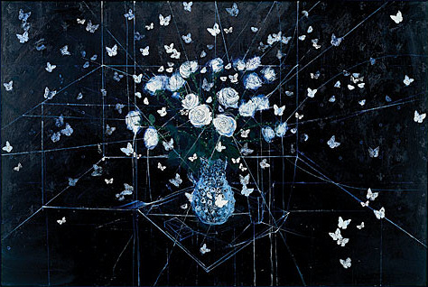2008 - Requiem, White Roses and Butterflies - Damien Hirst