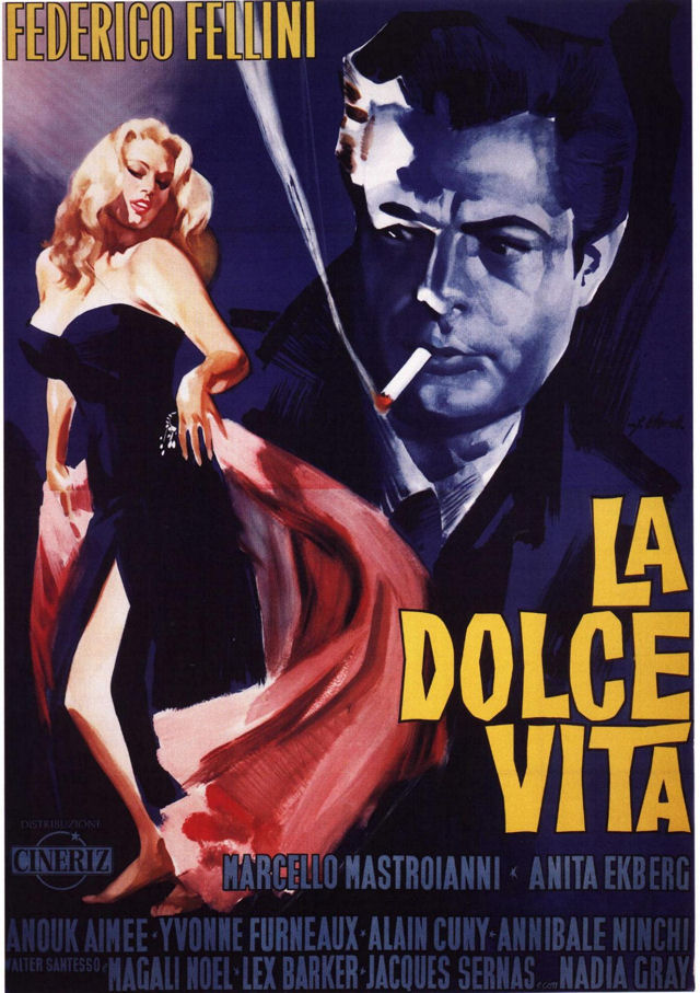 La dolce Vita, 1960, movie poster