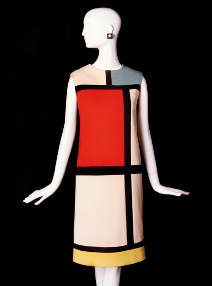 1965, Mondrian cocktail dress