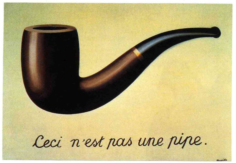 The Treachery of Images, René Magritte, 1928-29