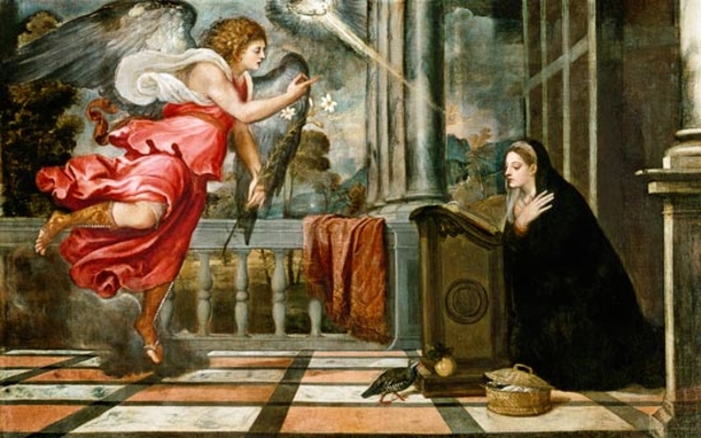 Annunciation, Titian, 1973