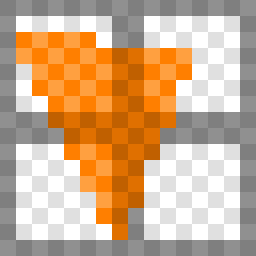 A triangle overlaps four 8 by 8 pixels blocks, it consumes 4 primitives